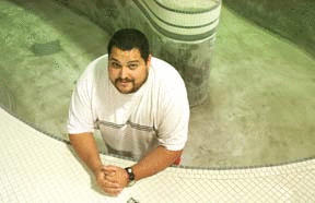 Eric Khambatta is the new pool operator for the aquatic center.