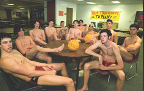 The 11 seniors on the Bainbridge varsity water polo team: T.J Bell