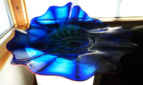 A Chihuly glass piece -- unfortunately