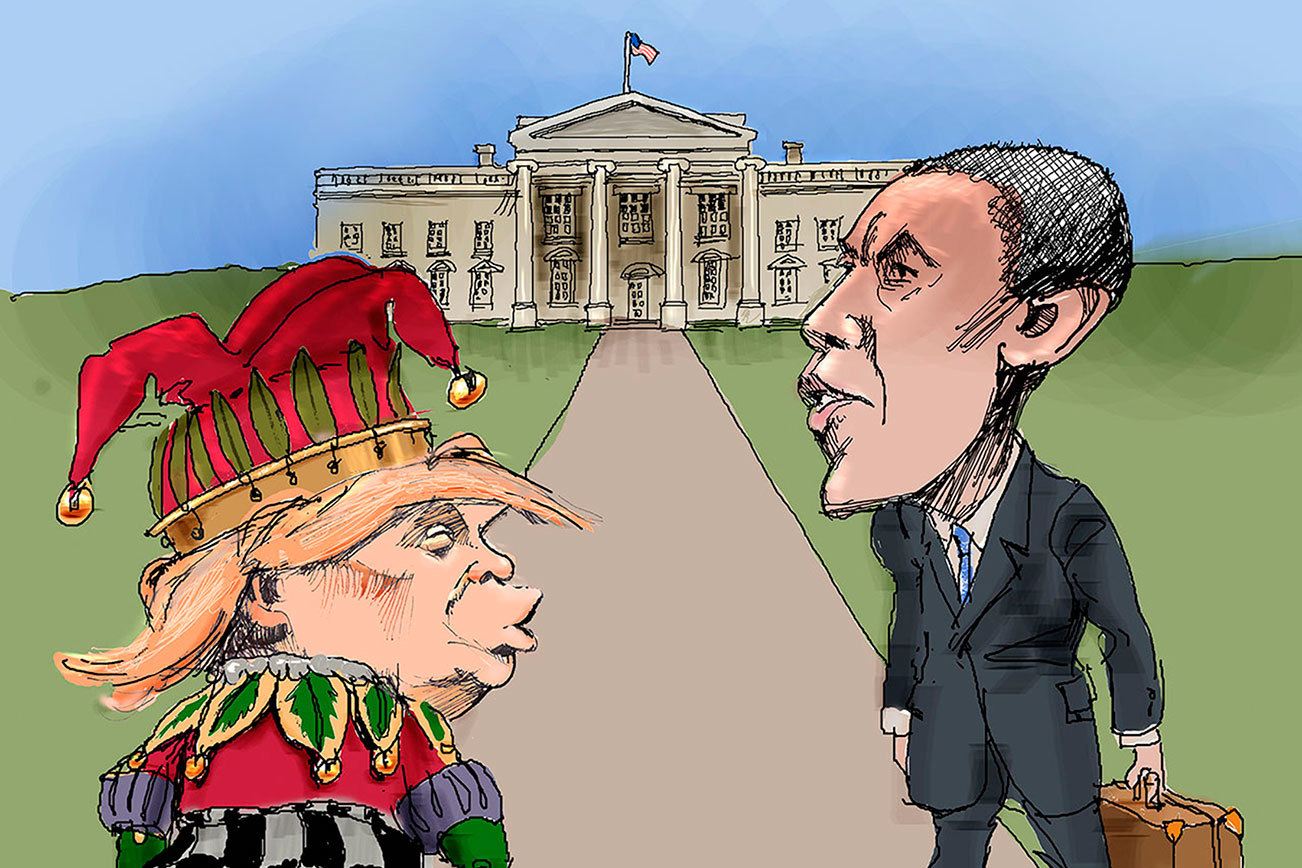 Inauguration Day in cartoons: The view from across the water