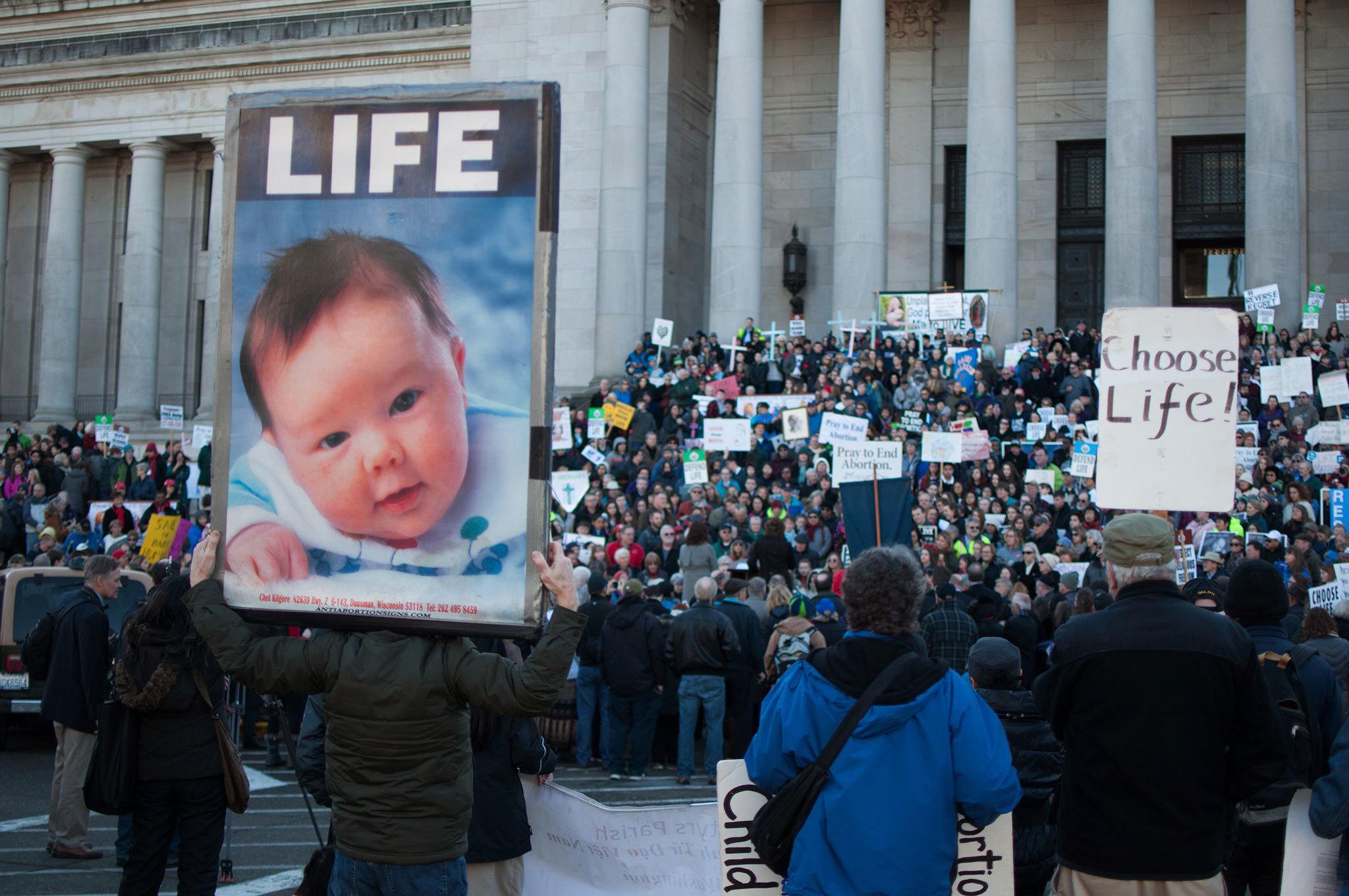 2017 Legislative Session | Abortion foes March for Life; pro-choice advocates share rally