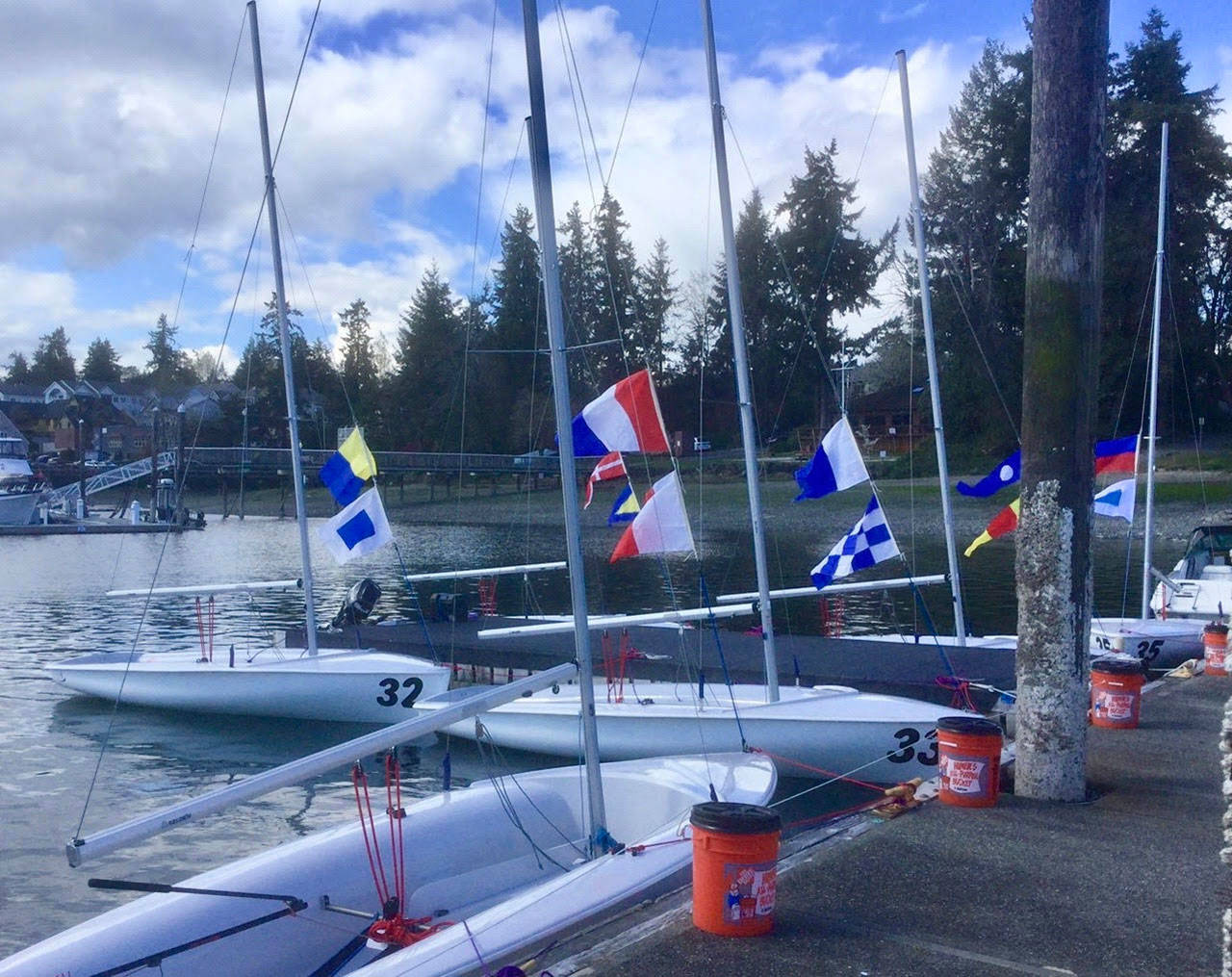 BI sailors christen new boats Bainbridge Island Review