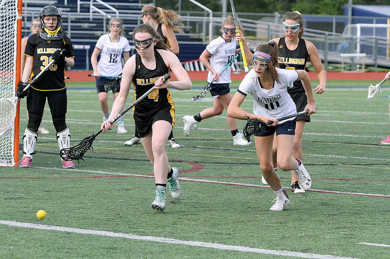 Spartans win first LAX playoff game against Bellingham