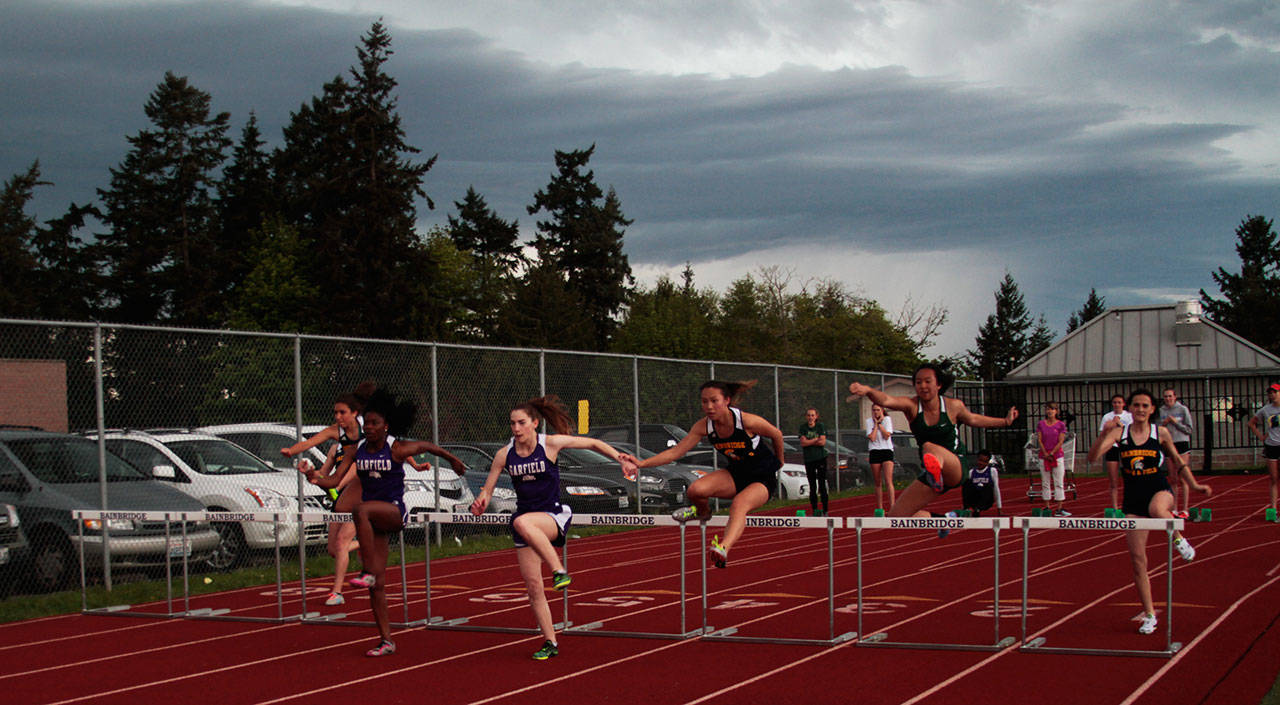 Bad weather cuts last home meet short for BHS tracksters
