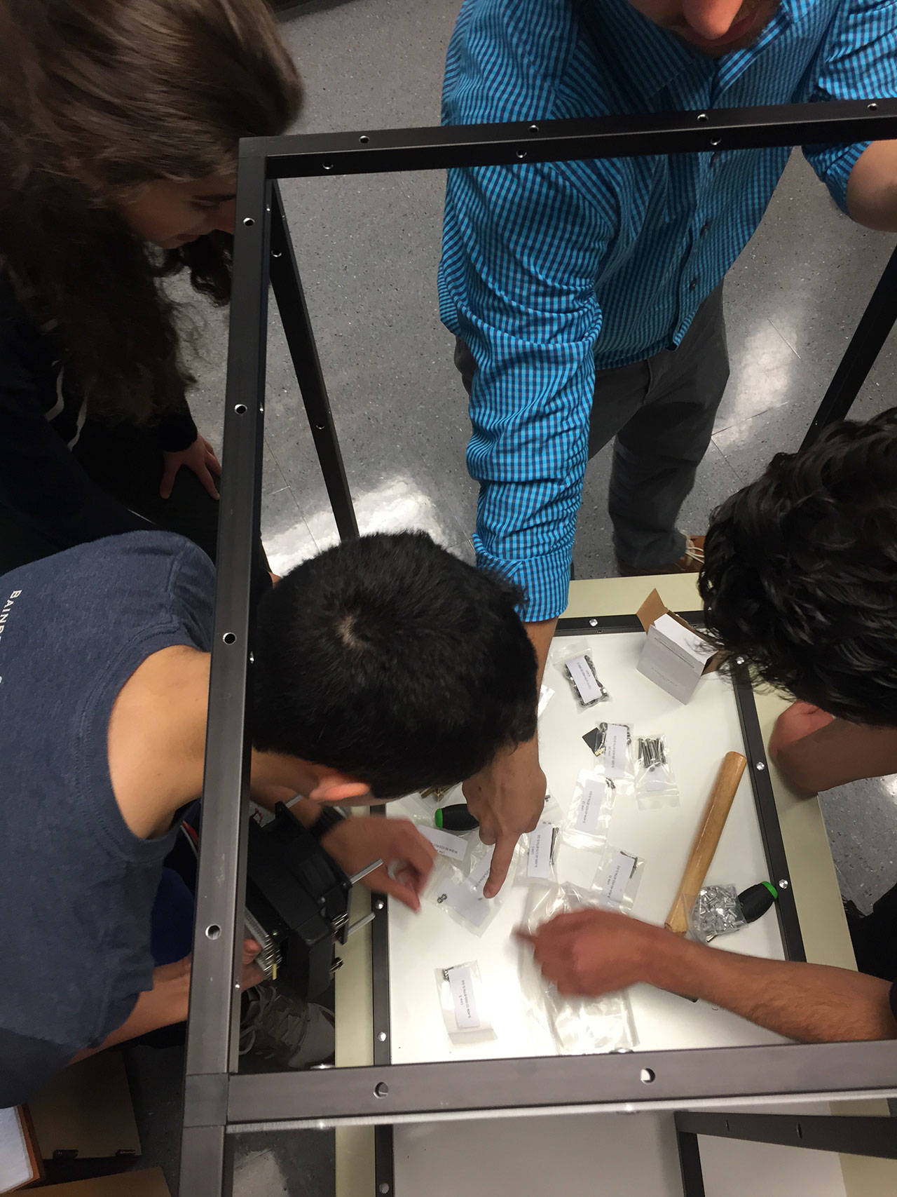 Students at BHS construct food computers with MIT