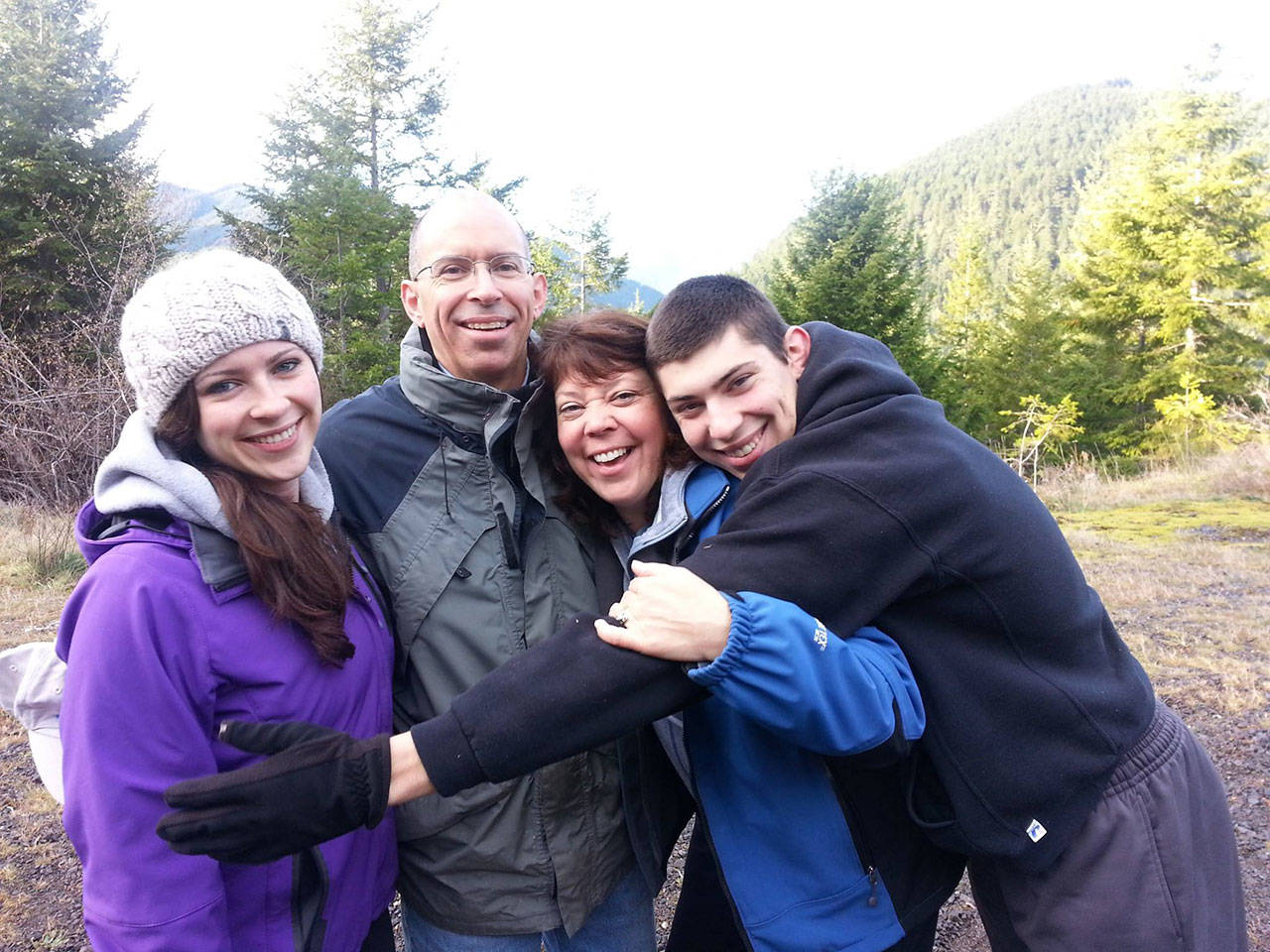 Photo courtesy of the Tyler Moniz Project | Tyler Moniz (far right) pictured with his family.