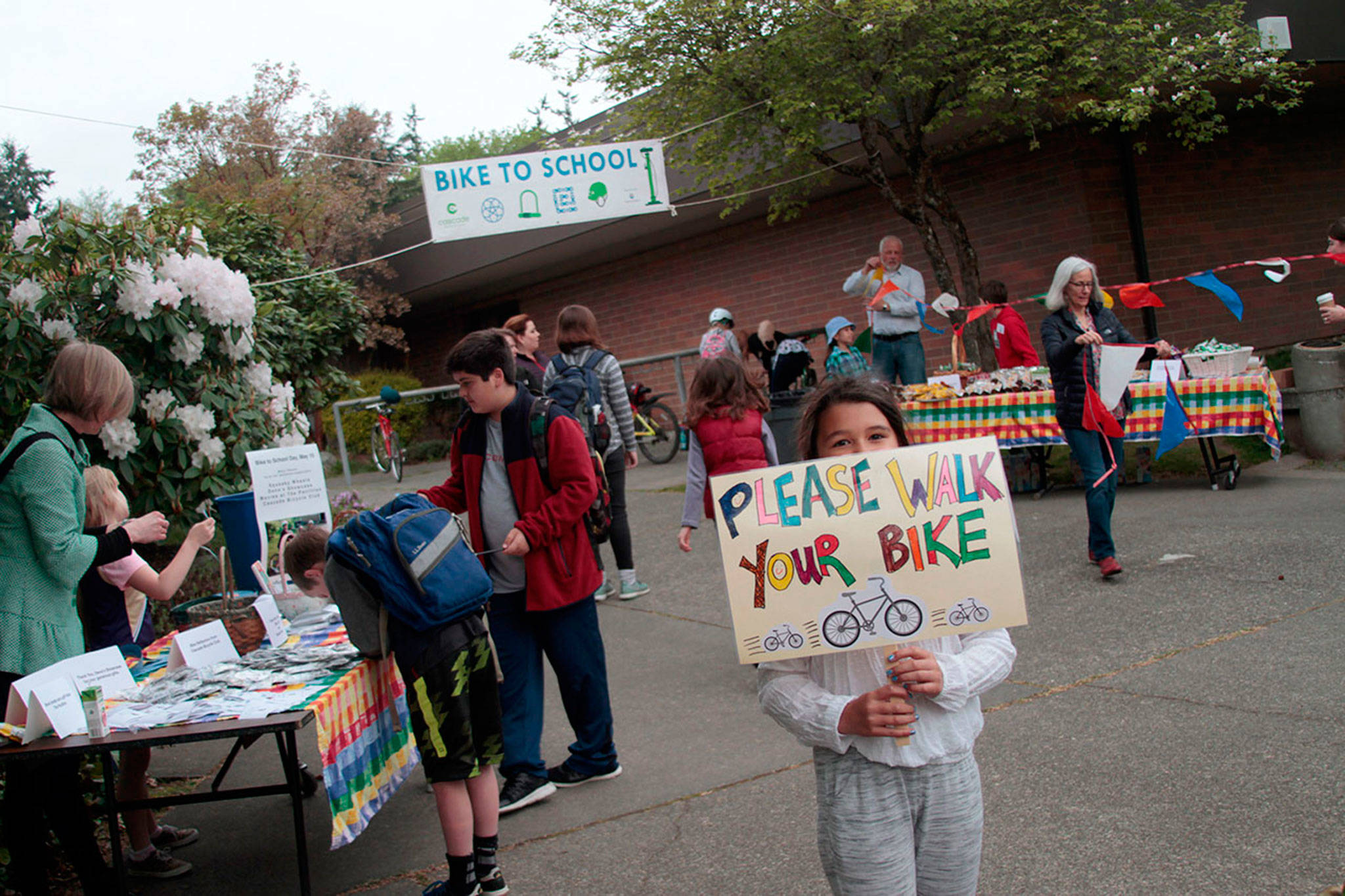 Pedal power: Bike to School Day is a big hit on Bainbridge