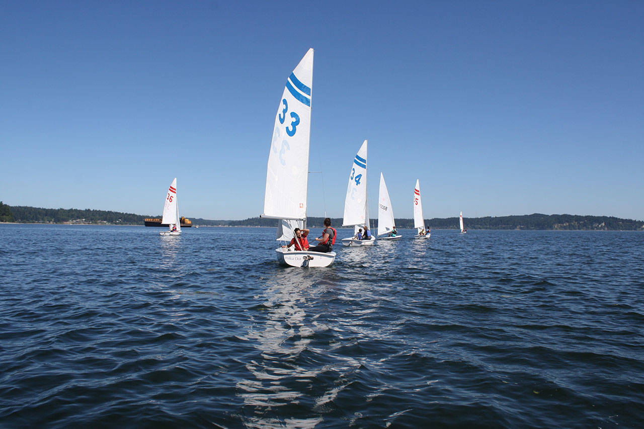 Student sailors learn the ropes on Bainbridge waters