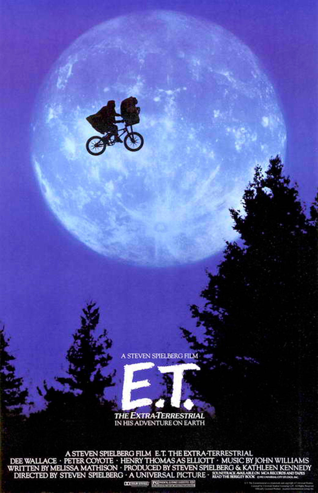 Image courtesy of Universal Pictures | “E.T. The Extra-Terrestrial,” widely considered one of the greatest films ever made, will fly back onto the big screen at Bainbridge Cinemas at 7 p.m. Wednesday, Sept. 20.