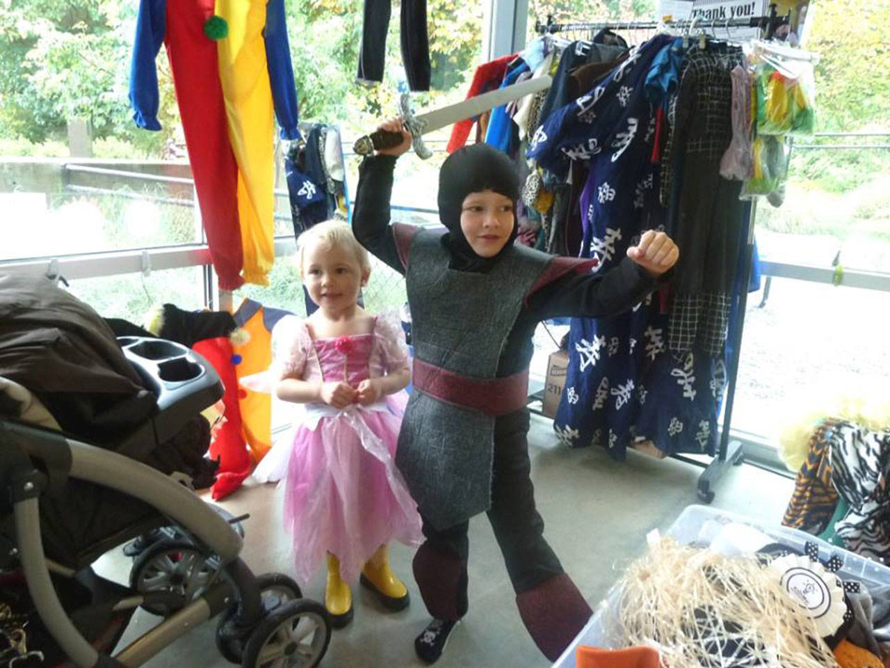 Costume swap is underway at Kids Discovery Museum