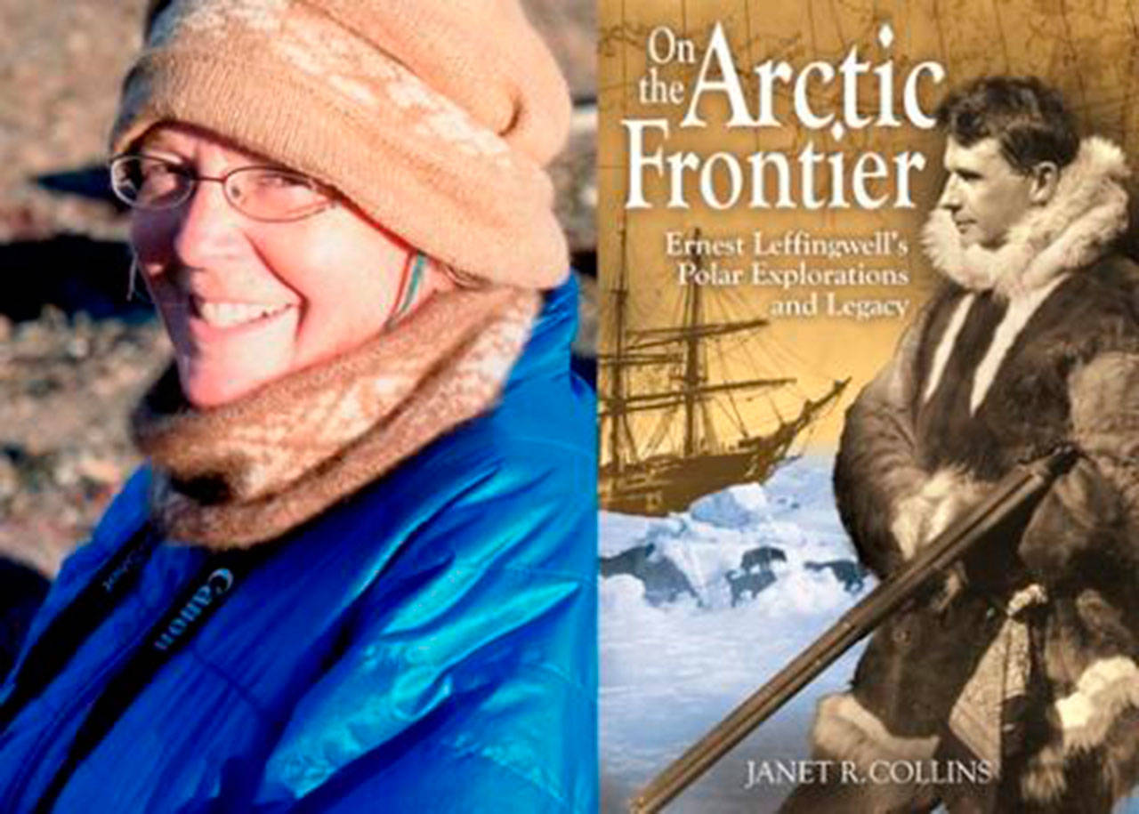 Image courtesy of Eagle Harbor Book Company | Janet R. Collins will give a presentation on her new book, “On the Arctic Frontier: Ernest Leffingwell’s Polar Expeditions and Legacy” at 3 p.m. Sunday, Nov. 12 at Eagle Harbor Book Company in downtown Winslow.