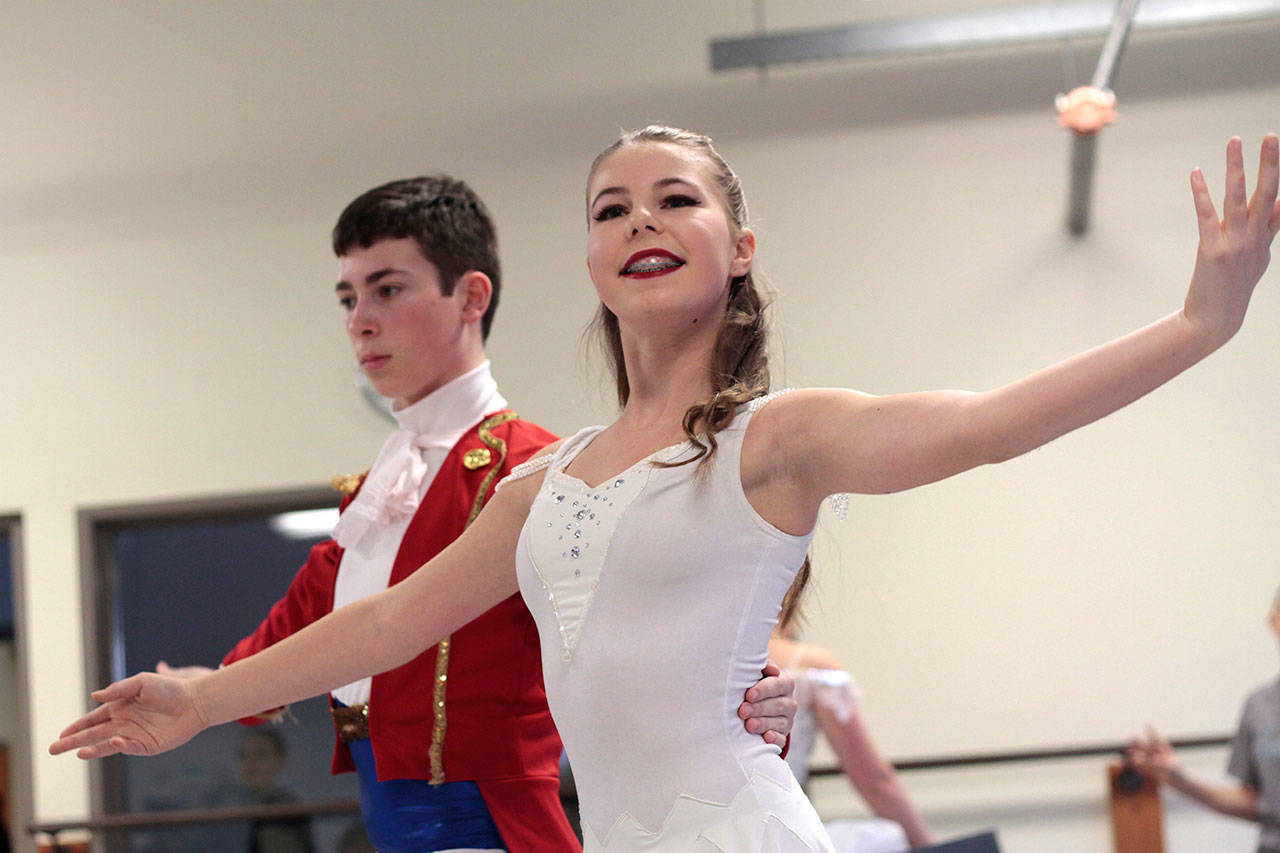 Luciano Marano | Bainbridge Island Review - Alicia Kiefler, as Clara, leads the cast of this year’s Olympic Performance Group production of “The Nutcracker.”