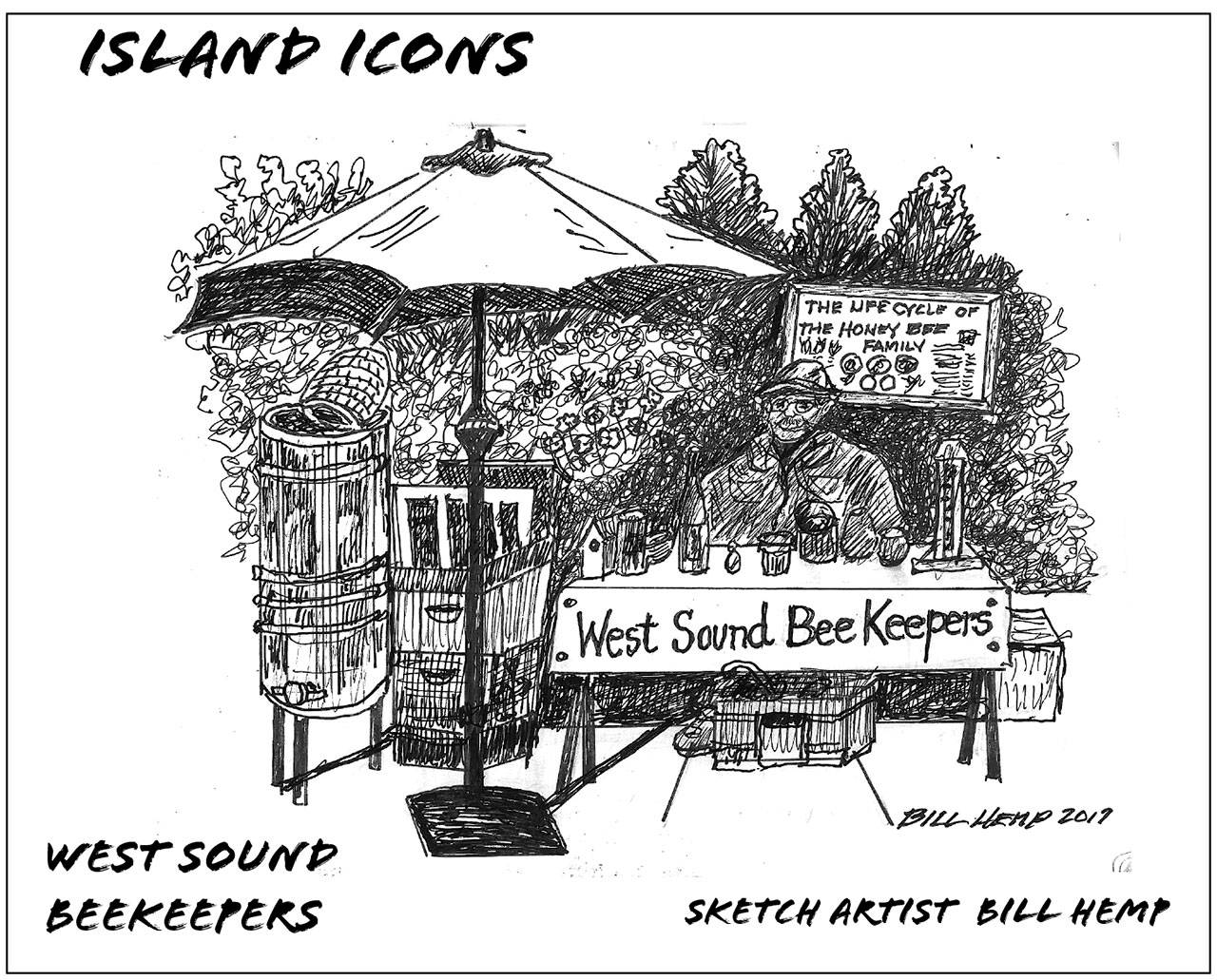 This week with Bainbridge Island sketch artist Bill Hemp