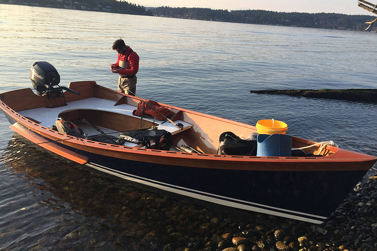 Handmade boat to be unveiled at fly fishing meeting Bainbridge Island