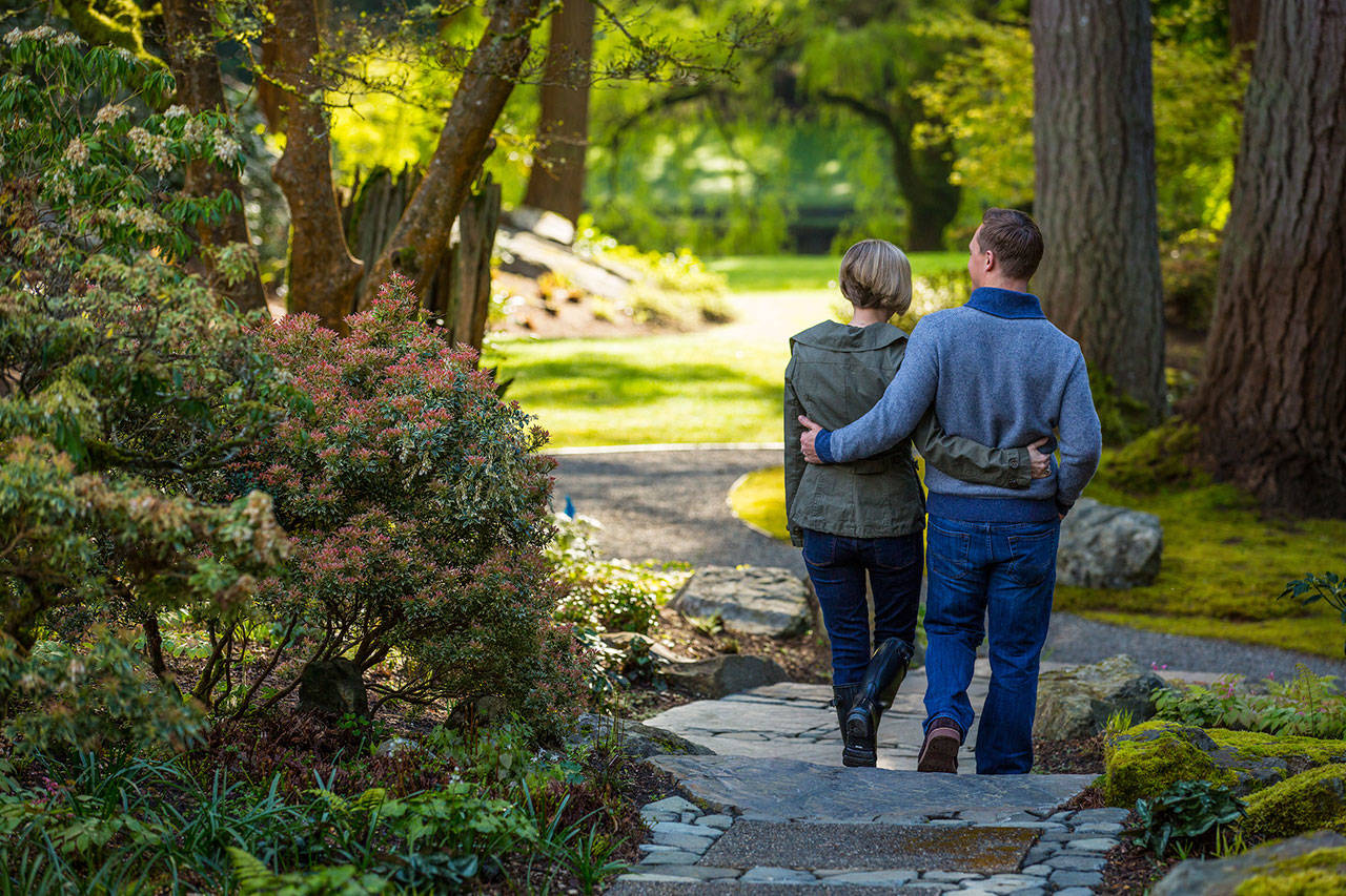 Photo courtesy of Bloedel Reserve | Beautiful sights abound under Cupid’s affectionate gaze at Bloedel Reserve’s 5th Annual Cupid’s Walk, running from Friday, Feb. 9 through Sunday, Feb. 18.