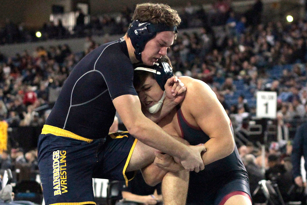 Flat on the mat: Bainbridge slow to show at State wrestling tourney