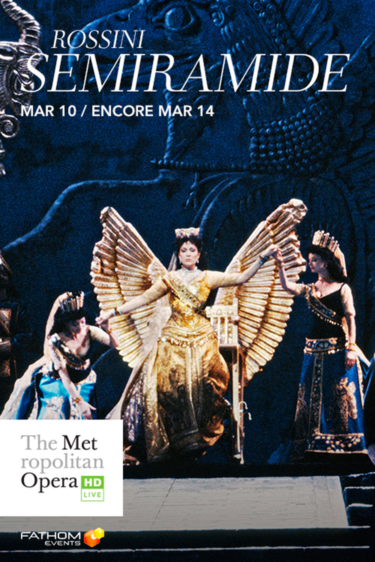 Image courtesy of Bainbridge Cinemas | The Metropolitan Opera’s “Semiramide” will play at Bainbridge Cinemas at 9:55 a.m. Saturday, March 10.