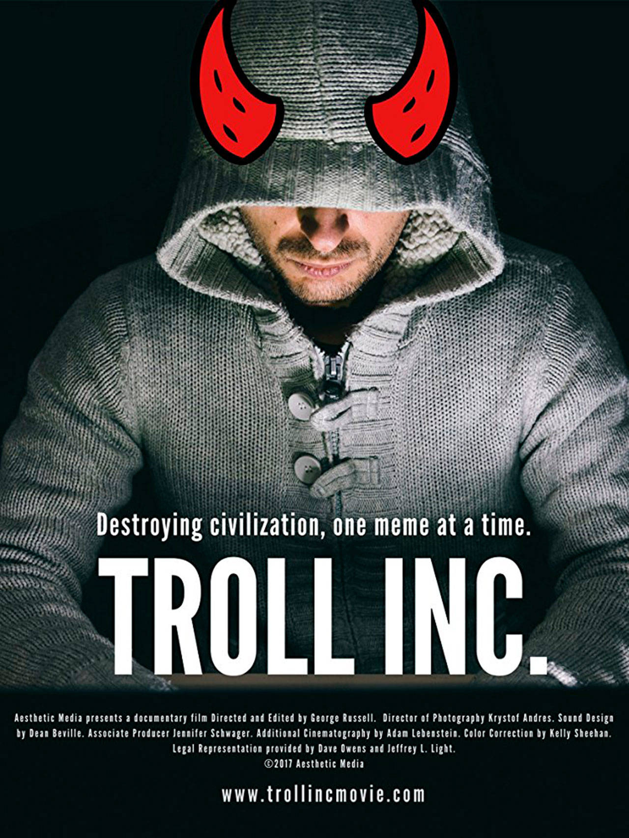 Image courtesy of Internet Movie Database | The new documentary by island alumni George Russell, “Troll Inc.,” was released via several online platforms late last month.