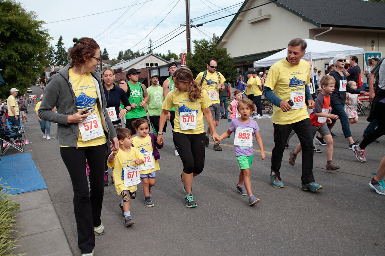 Luciano Marano | Bainbridge Island Review - A record 1,209 people registered for this year’s July Fourth Bainbridge Youth Services Fun Run.