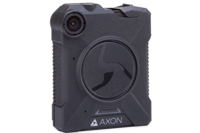 The type of Axon body camera to be used by Bainbridge police. (Image courtesy of Axon Enterprise, Inc.)