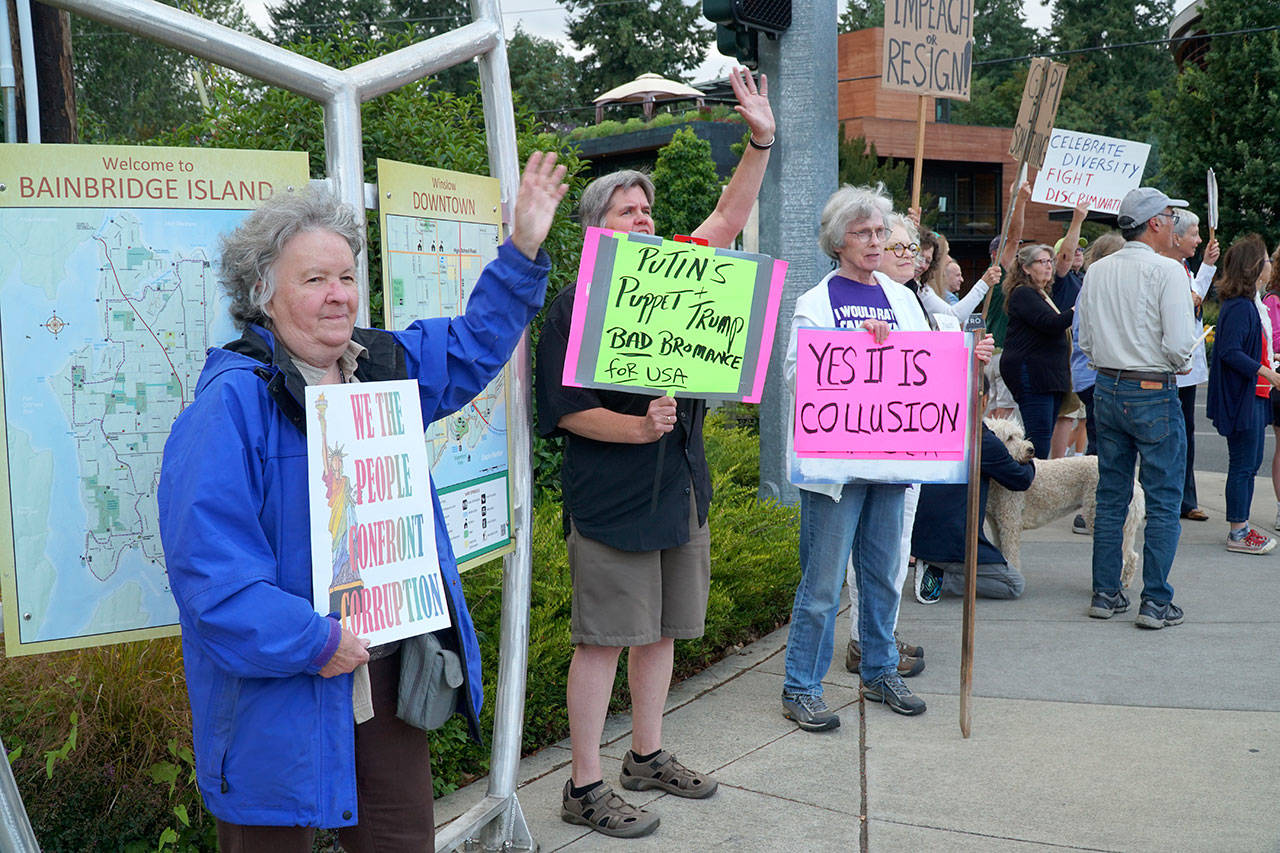 ‘Confront Corruption’ rally occupies Waypoint Park | Photo gallery