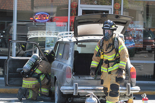 Bainbridge firefighters douse VW fire | Photo gallery