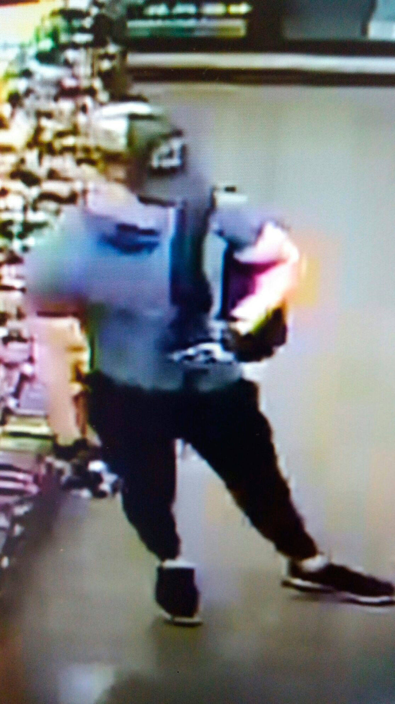 UPDATE | Bainbridge police release security camera footage of robbery suspect