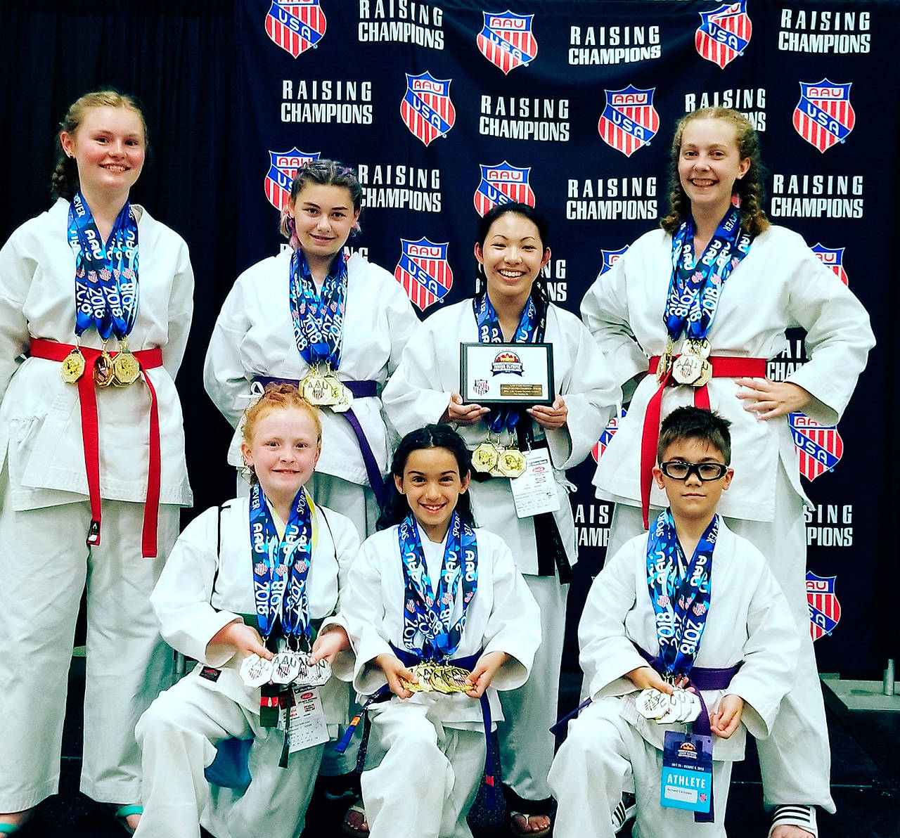 Pacific Fusion Martial Sports Team wins 36 gold medals
