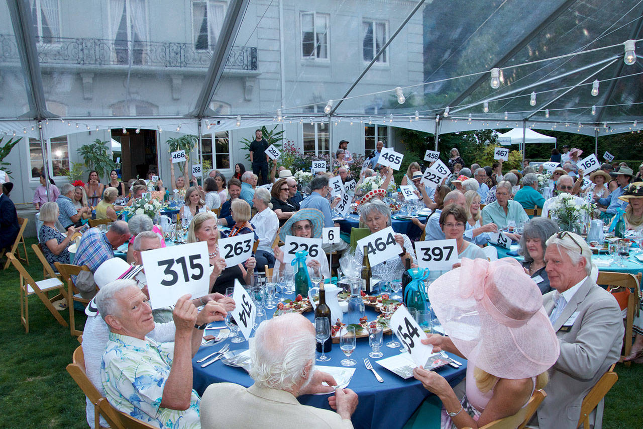 Photo courtesy of Bloedel Reserve | About 350 people convened on the grounds of Bloedel Reserve Thursday, Aug. 9 for the annual garden party, the nonprofit’s signature fundraiser.