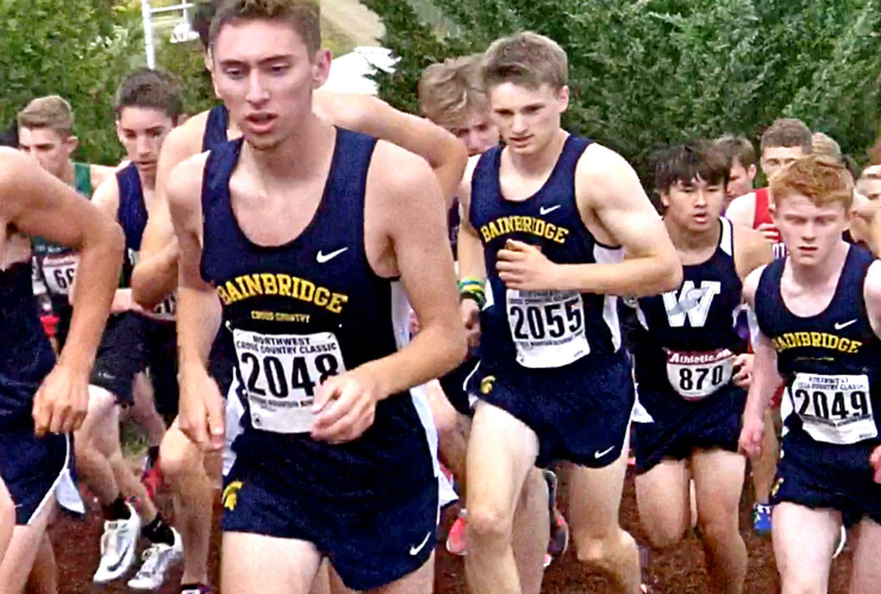 Photo courtesy of Paul Benton | Bainbridge High School cross country team traveled to Eugene, Oregon last weekend to test themselves against more than 40 Oregon teams in the 2018 Northwest Classic Invitational.