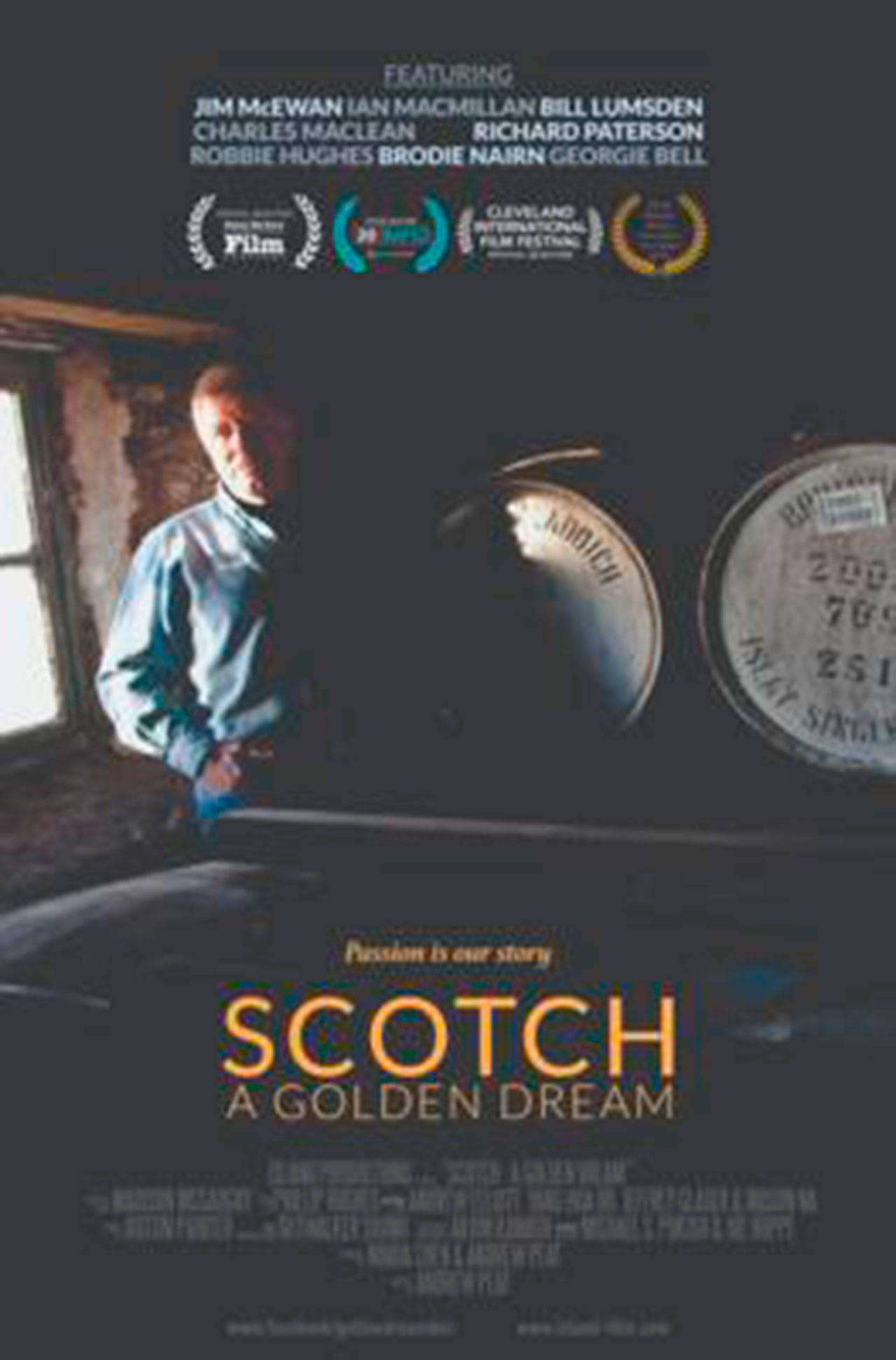 Image courtesy of the Bainbridge Island Museum of Art | Andrew Peat’s documentary about Scotland’s whisky industry, “Scotch: A Golden Dream” (2017), will continue the latest smARTfilm series at the Bainbridge Island Museum of ARt at 7:30 p.m. Tuesday, Oct. 16.