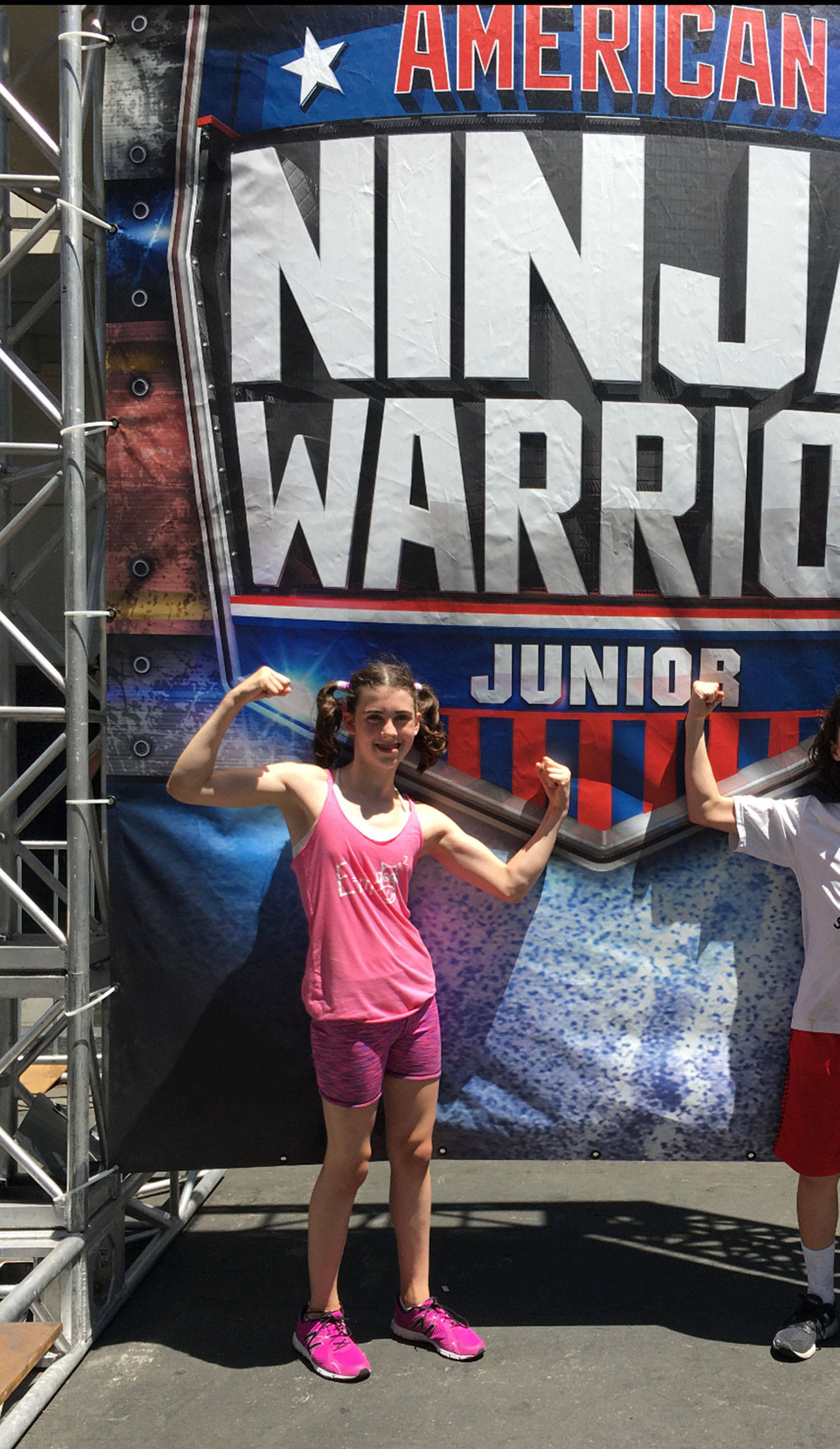 Image courtesy of Melissa McRitchie | Ella McRitchie, a 13-year-old Woodward Middle School seventh grader, is one of about 200 kids set to compete in the debut season of American Ninja Warrior Junior.