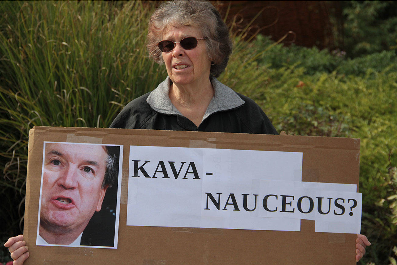 Stop Kavanaugh Vigil on Bainbridge | Photo gallery