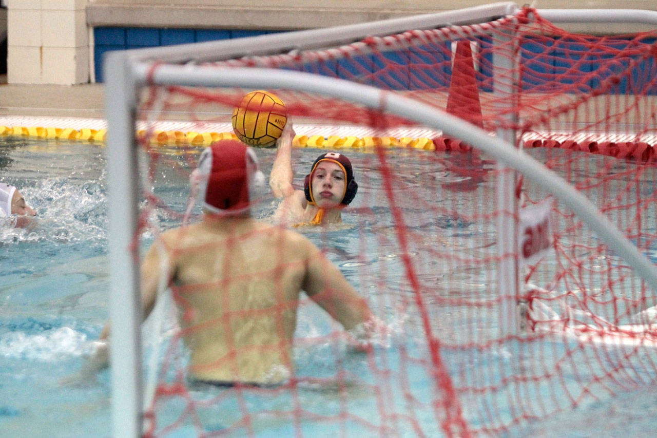Luciano Marano | Bainbridge Island Review                                 The Bainbridge High varsity boys water polo went 3-for-4 at the recent state tournament, ultimately claiming the number two spot, behind Curtis High.