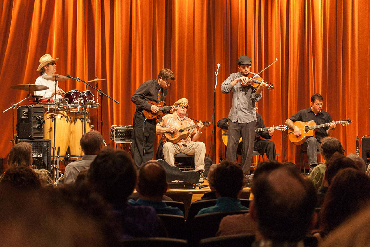 Photo courtesy of the Re-Arrangers | Beloved Bainbridge Island gypsy jazz masters Ranger and the Re-Arrangers will perform a special free concert, with special guest Kevin Connor, at 7 p.m. Friday, Nov. 23 at the Bainbridge Island Museum of Art.