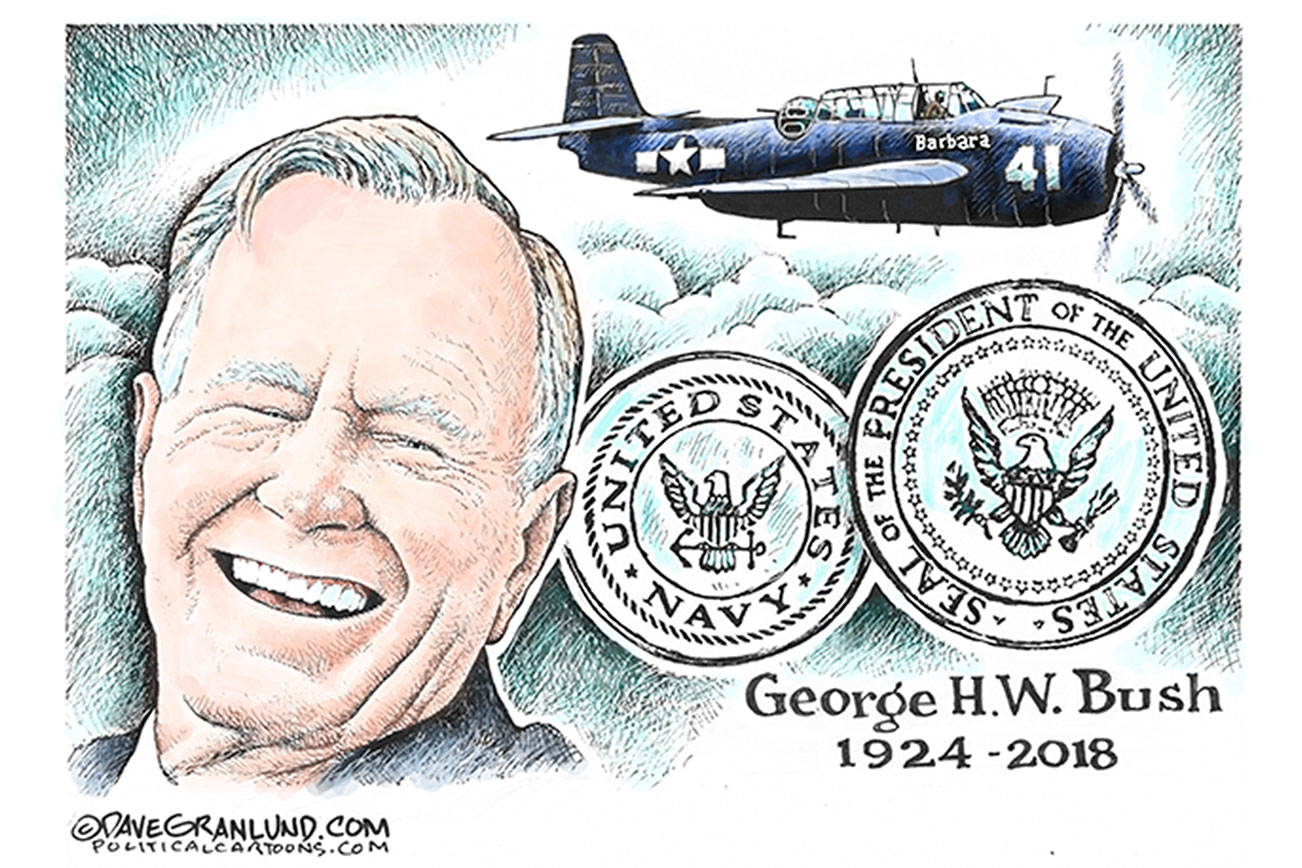 President George HW Bush | A Tribute to 41 in Cartoons
