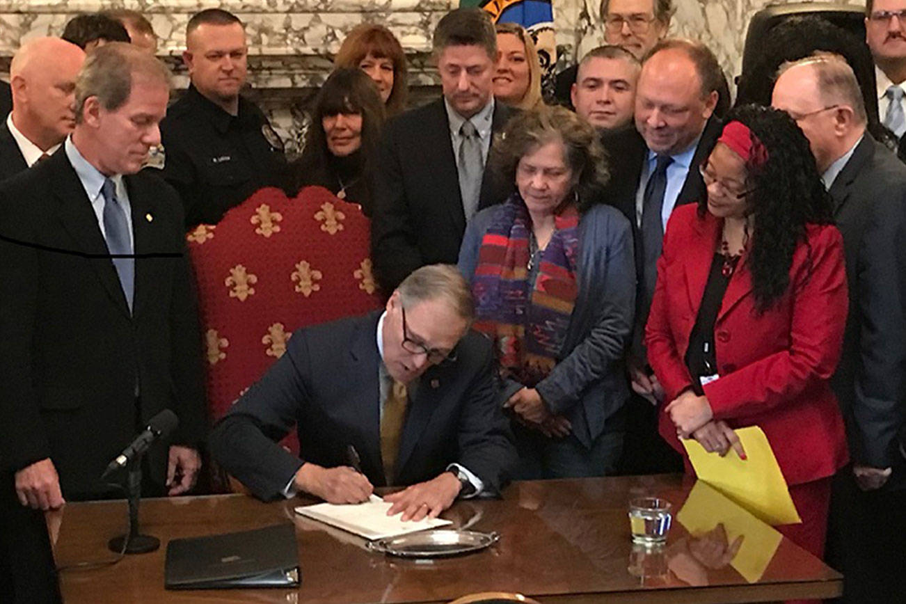 Gov. Inslee signs first law of the year | 2019 Legislative Session