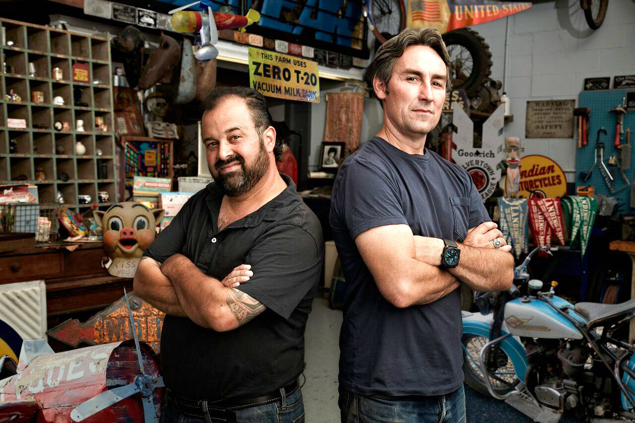 Photo courtesy of Cineflix | Famed television pickers Mike Wolfe, Frank Fritz and their team are bringing their show “American Pickers” to Washington in April.