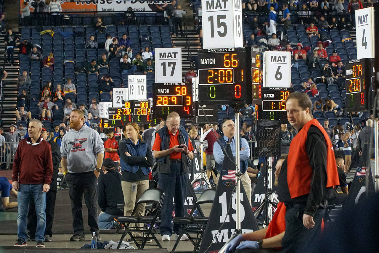 Mat moments: Scenes from the 2019 state wrestling tourney - Part 1 | Photo gallery