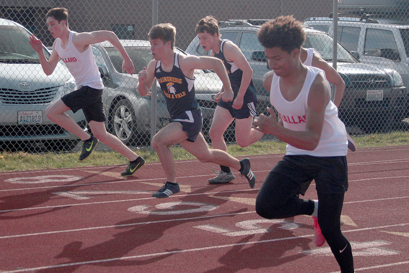 Ballard leads the pack at island-based track-and-field meet