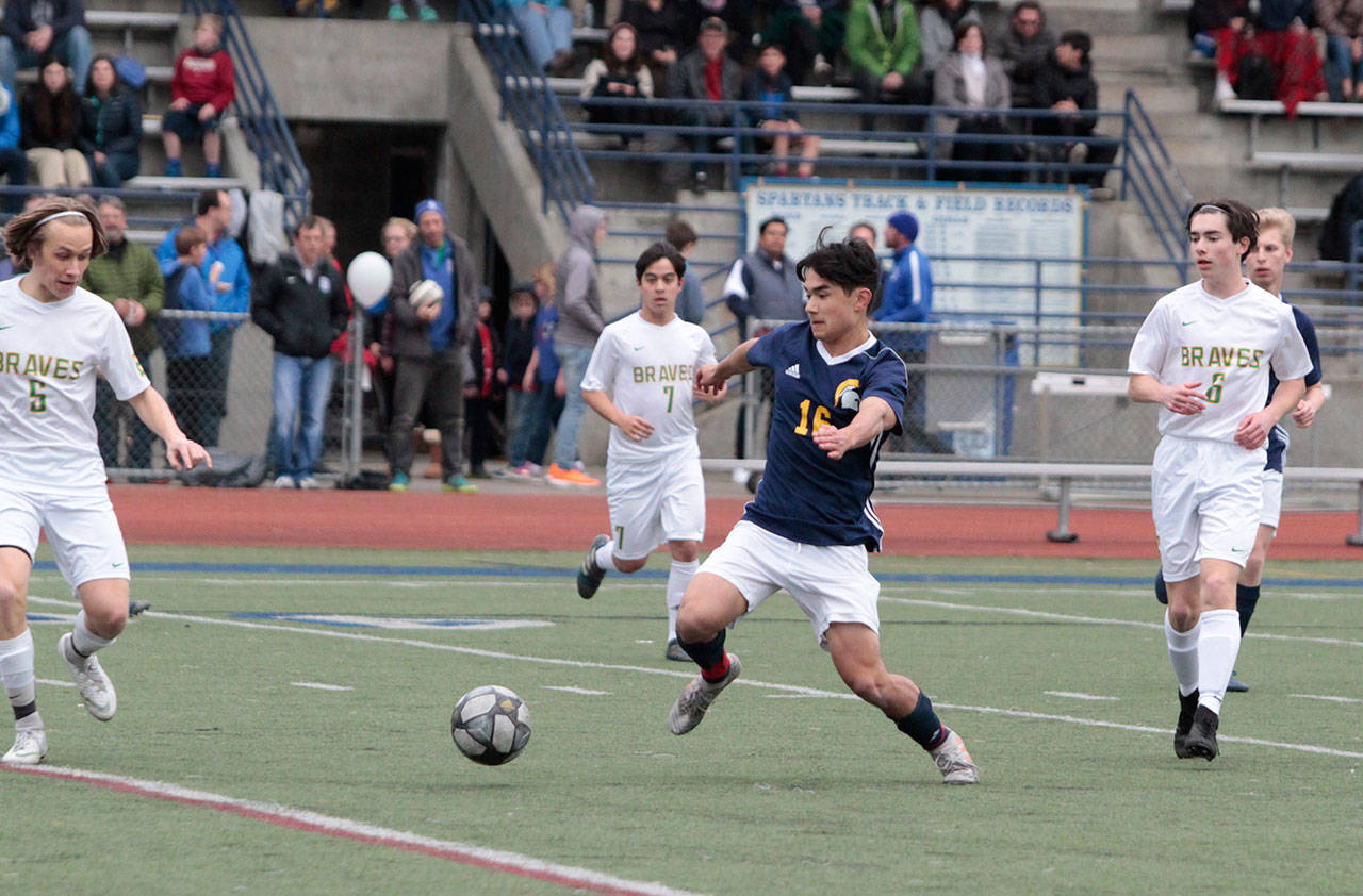 Spartans shutout Blanchet in boys soccer | Photo gallery