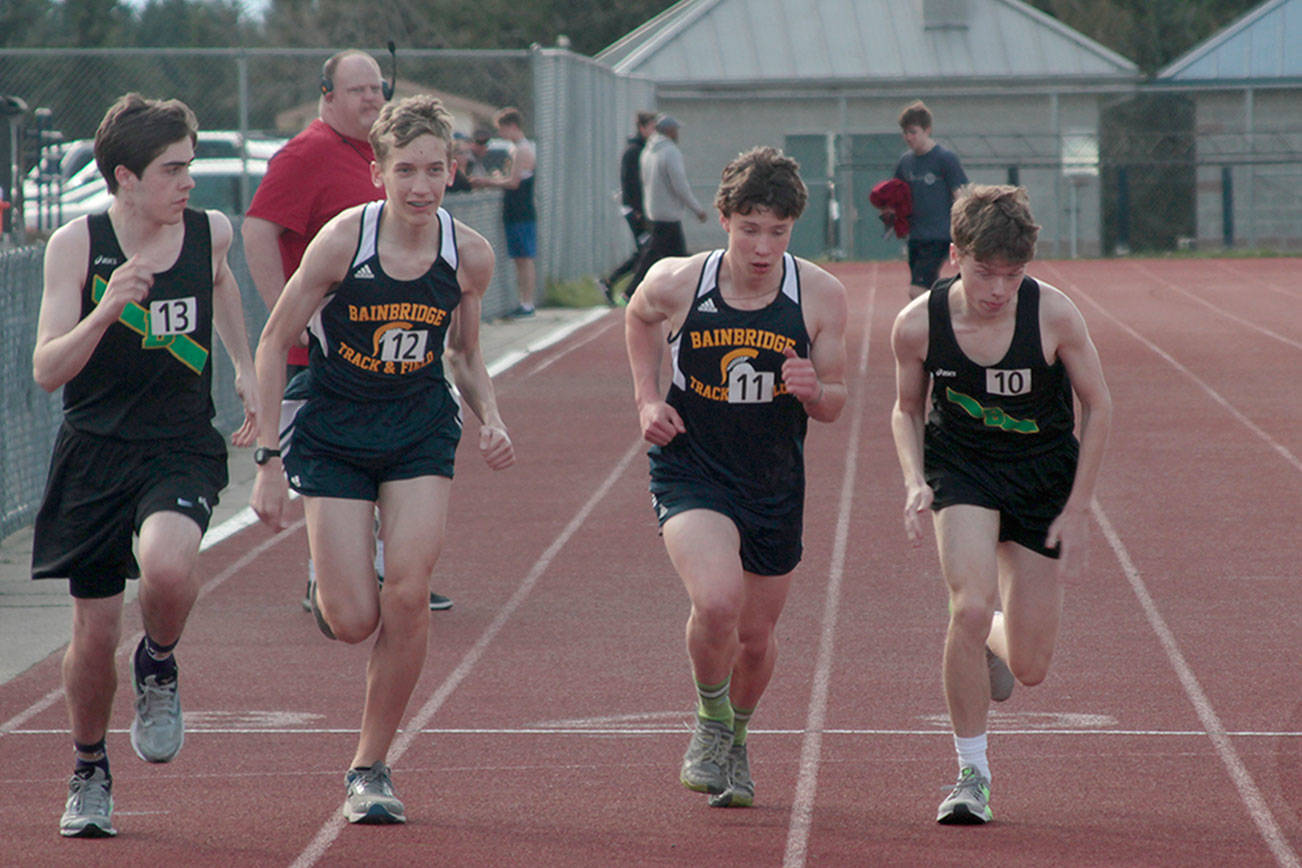 Blanchet breaks away at island-set track-and-field meet