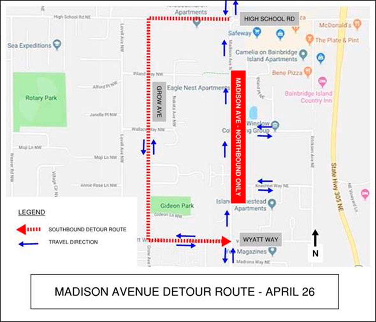 Stretch of Madison Avenue to be closed to traffic Friday