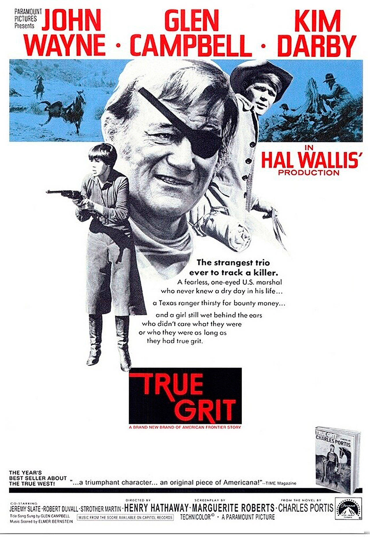 Image courtesy of Paramount Pictures | The 1969 western classic “True Grit,” starring Kim Darby and John Wayne will play at Bainbridge Cinemas as part of a special anniversary revival at 7 p.m. Wednesday, May 8.