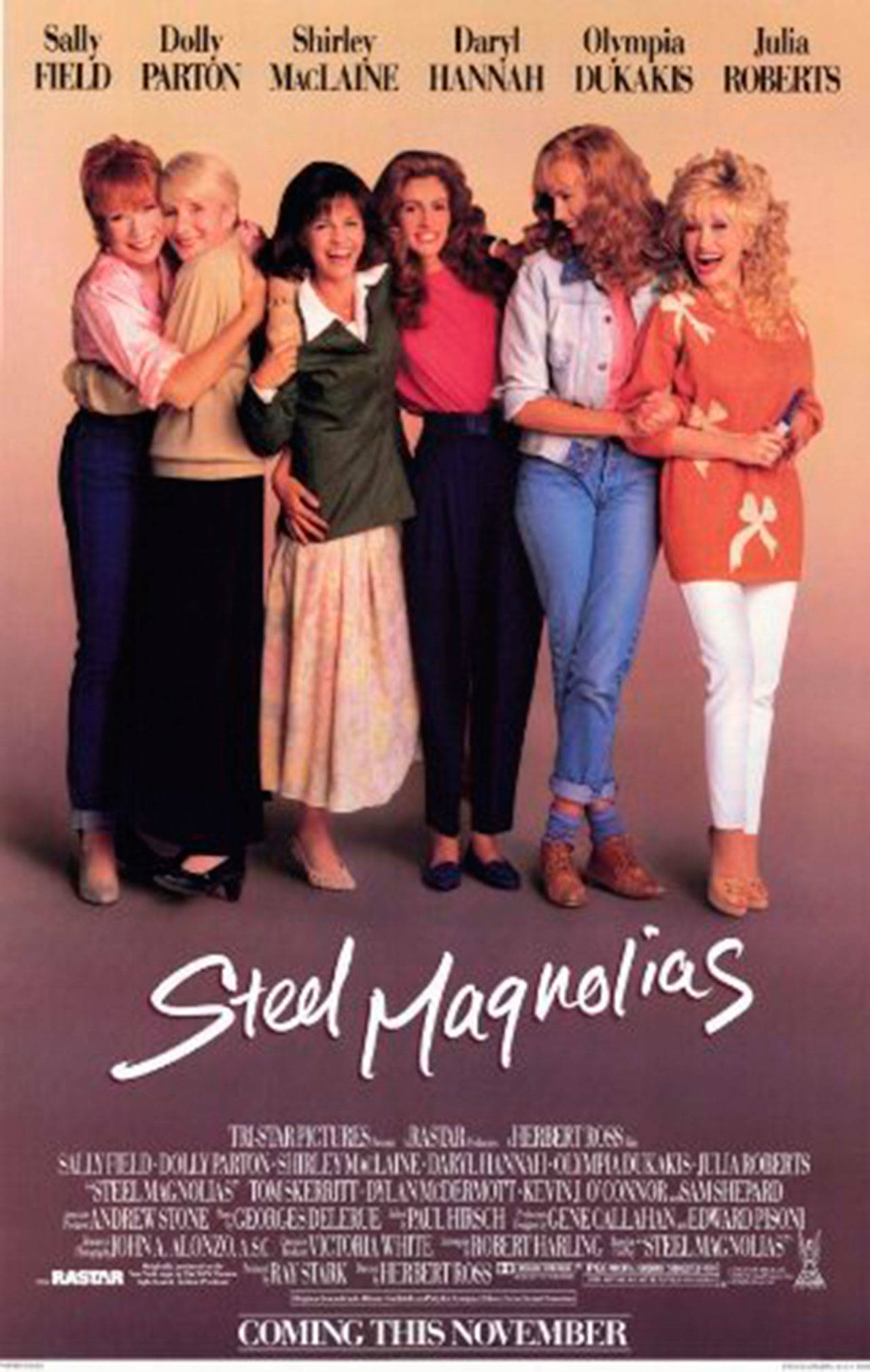 Image courtesy of TriStar Pictures | The 1989 comedy/drama “Steel Magnolias” will return to the big screen at Bainbridge Cinemas for a special 30th anniversary screening at 7 p.m. Wednesday, May 22.
