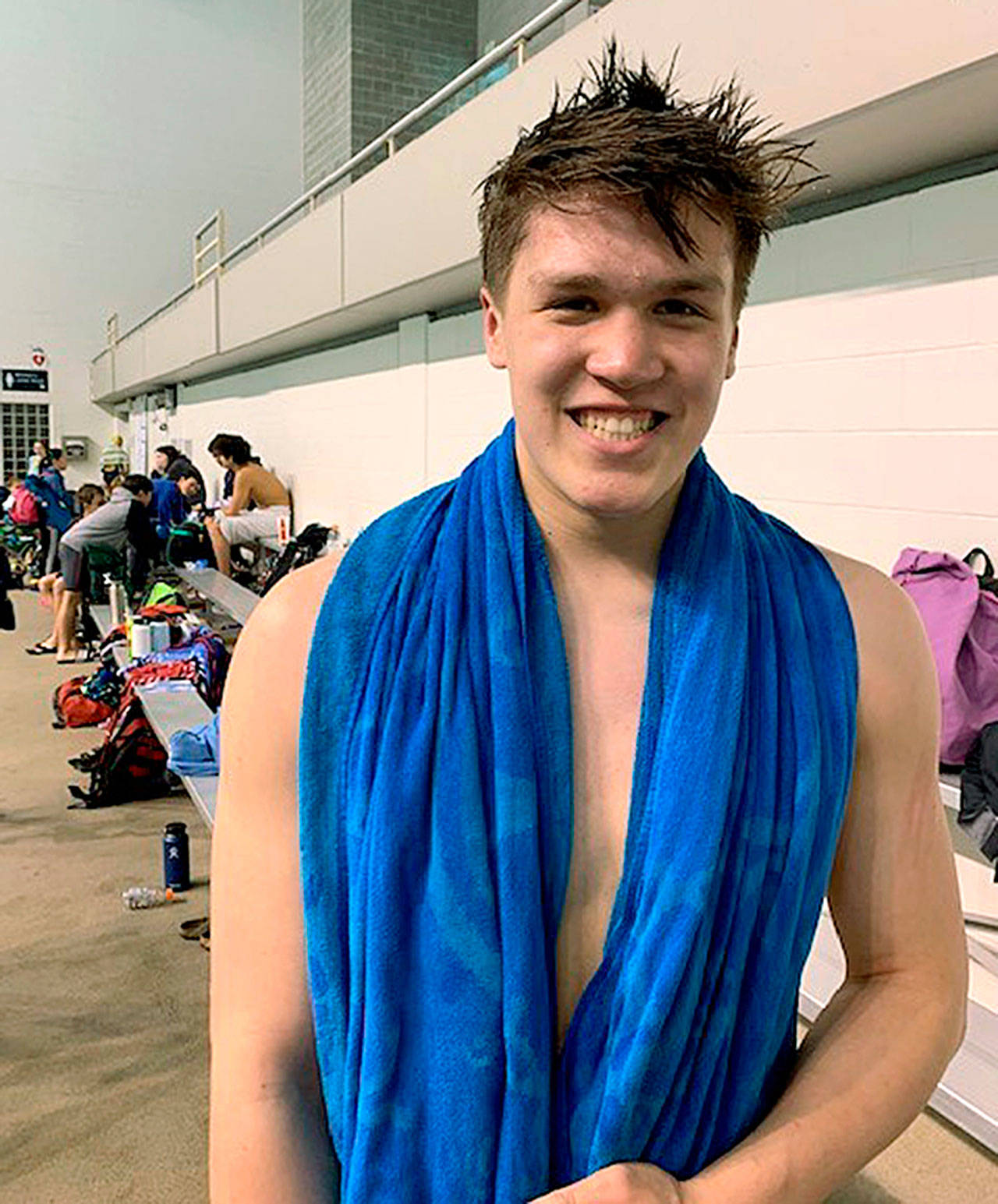Bainbridge swimmer Kevin Houseman has qualified for the 2020 Olympic Trials in the 100-meter breaststroke. (Photo courtesy of the Bainbridge Island Swim Club)