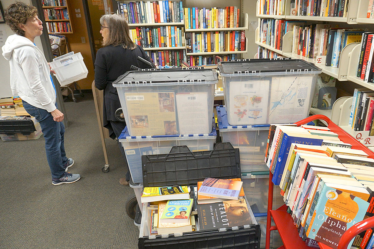 Behind the books: Friends of the Library stage massive sorting, shelving operation