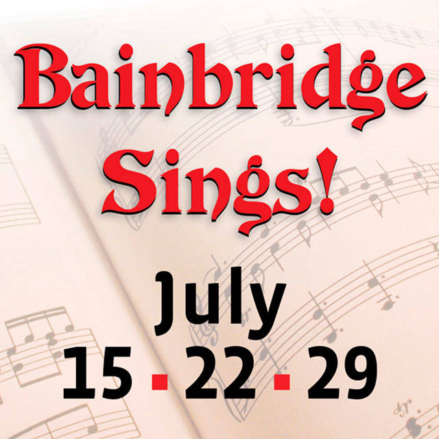 Bainbridge Sings concerts to start soon