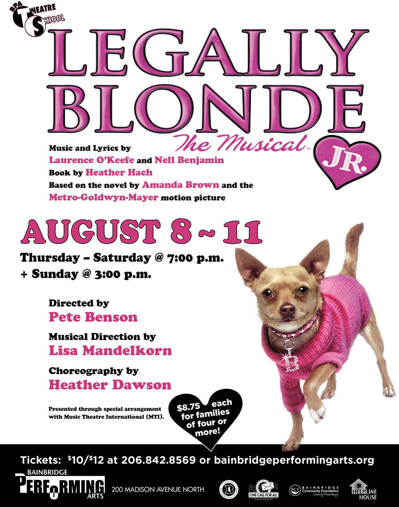 ‘Legally Blonde’ on stage at Bainbridge Performing Arts