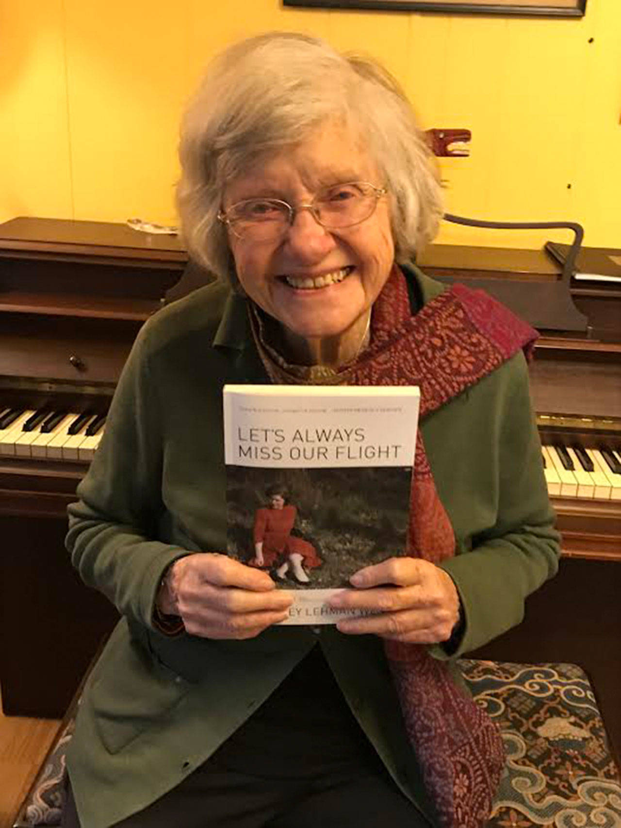 Photo courtesy of Beverley Lehman West | Bainbridge Island writer Beverley Lehman West’s latest offering, “Let’s Always Miss Our Flight,” a memoir in poetry, is now available at Eagle Harbor Book Company.